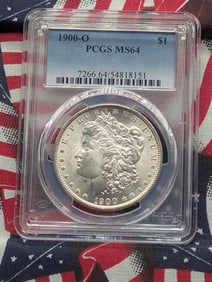 1900-O Morgan Silver Dollar - PCGS MS64
