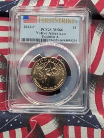 2023-P Sacagawea Native American Dollar - PCGS MS66 *First Strike - Position A*