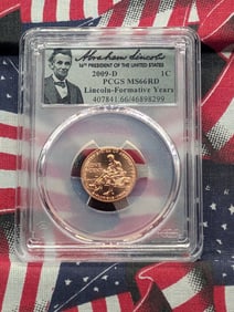 2009-D Lincoln Formative Years Cent - PCGS MS66 RD