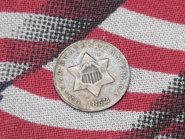 1852 Three Cent Silver *VG/FINE*