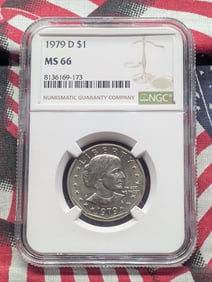 1979-D Susan B. Anthony Dollar - NGC MS66
