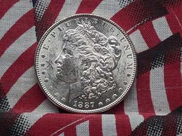 1887 Morgan Silver Dollar