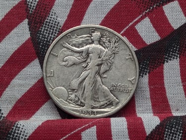1933-S Walking Liberty Silver Half Dollar *VF*