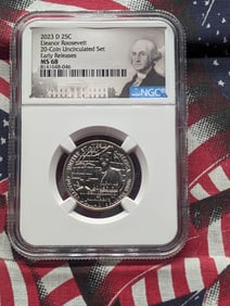 2023-D Eleanor Roosevelt Quarter - NGC MS68 *Early Release*