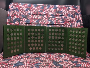Partial 1938-1968 Jefferson Nickel Collection in Whitman Album Including 11 Wartime Nickels