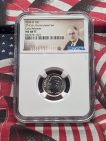 2024-D Roosevelt Dime - NGC MS68 FT *Early Release*
