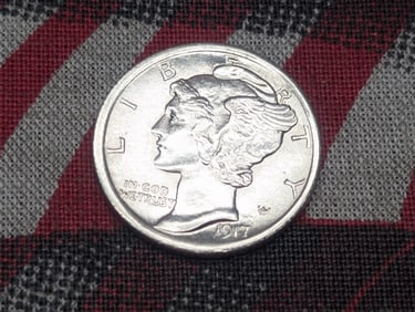 1917 Mercury Silver Dime *AU+*
