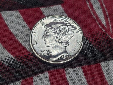 1940-D FSB Mercury Silver Dime *GEM BU*