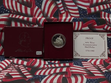 1982-S Washington 90% -Silver Proof Commemorative Half Dollar