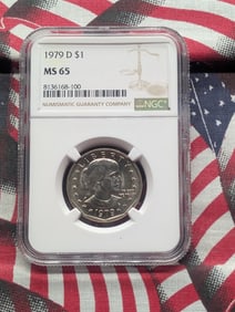 1979-D Susan B. Anthony Dollar - NGC MS65
