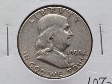 1954 Franklin Half Dollar