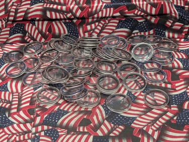 Bag of 60+ American Silver Eagle Capsules, *NO COINS*