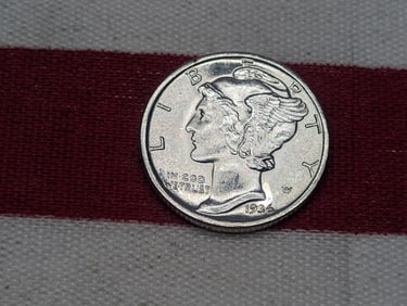 1936 Mercury Silver Dime *GEM BU*