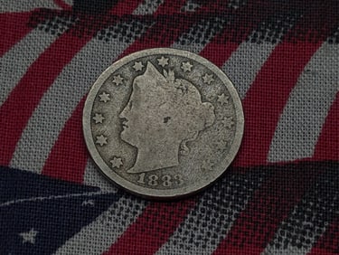 1883 Liberty Head V-Nickel w/Cents *GOOD*