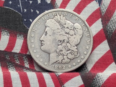 1892 Morgan Silver Dollar