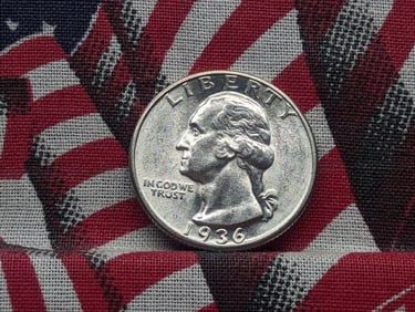 1936 Washington Silver Quarter *GEM BU*
