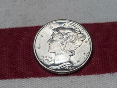 1940 Mercury Silver Dime *GEM BU*