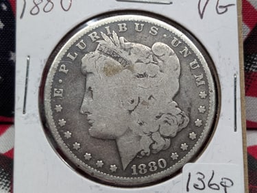 1880 Morgan Dollar VG