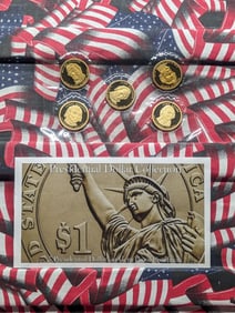 Presidential Dollar Collection in Gem Proof Condition All "S" Mint Marks