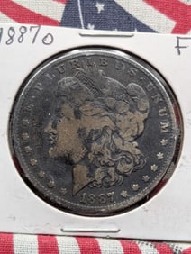 1887-O Morgan Dollar F