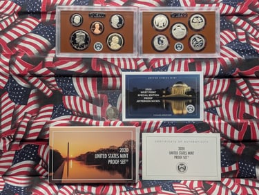 2020-S U.S. Mint Proof Set in OGP w/ The Extra West Point Jefferson /Monticello Nickel