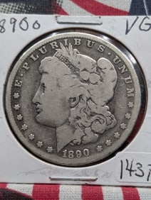 1890-O Morgan Dollar VG