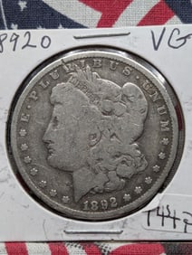 1892-O Morgan Dollar VG Little Better Date