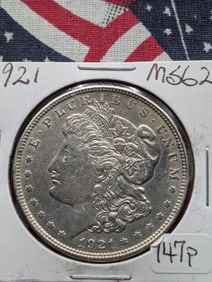 1921 Morgan Dollar MS62