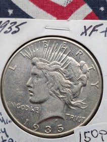 1935 Peace $ XF+ Semi-Key Date