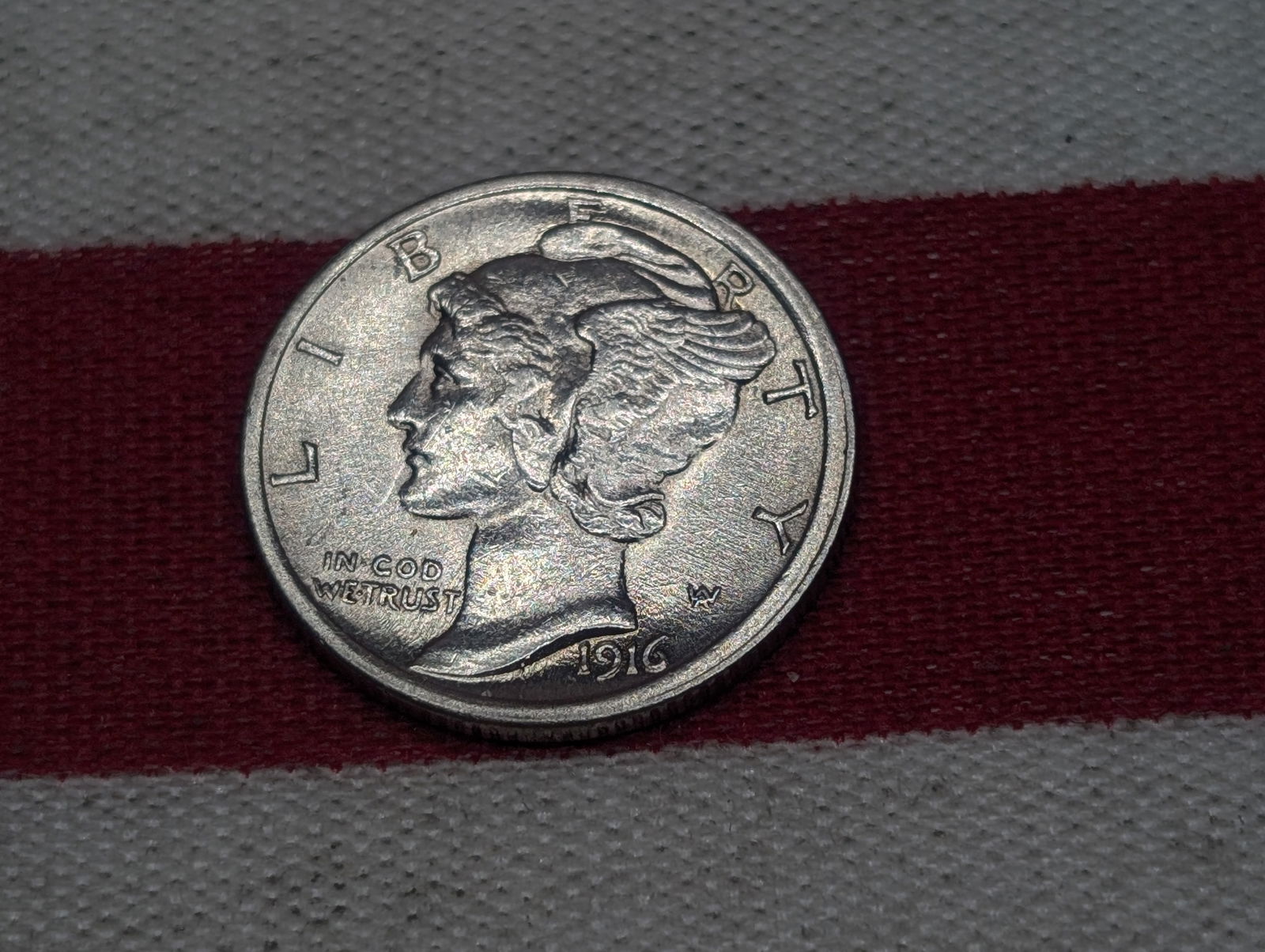1916 Mercury Silver Dime *AU* (1 of 2)