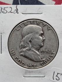 1952-D Franklin Half Dollar