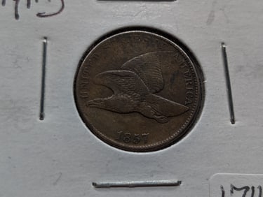 1857 Flying Eagle Cent VF