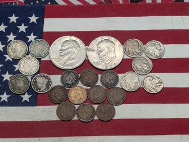 22 Various Vintage U.S. Coins