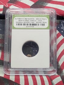 Authentic Meteorite Space Rock - North West Africa - Sahara Desert Find - Nickel Iron