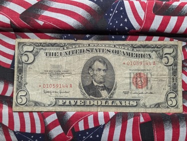 Series 1963 $5 Red Seal Star Note