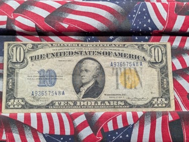 Series of 1934-A $10 Silver Certificate North African