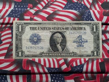Series 1923 One Dollar Silver Certificate Horse Blanket Very Nice Note