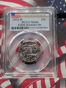 2023-D Edith Kanaka'ole Quarter - PCGS MS66 *First Strike*