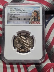 2024-P Sacagawea Indian Citizenship Act Dollar - NGC MS68 Early Release*