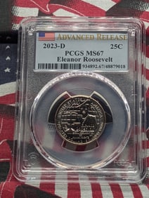 2023-D Eleanor Roosevelt Quarter - PCGS MS67 *Advanced Release*