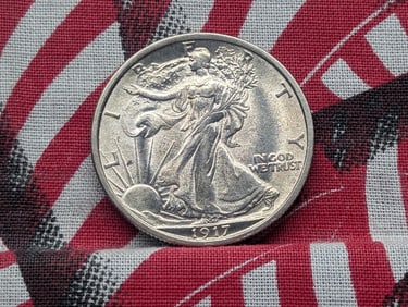 *BU* 1917 Walking Liberty Half Dollar