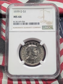 1979-D Susan B. Anthony Dollar - NGC MS66