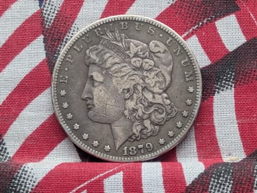 1879-S Rev '78 Morgan Silver Dollar - Scratched