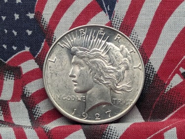 1927-D Peace Silver Dollar *BETTER DATE - BRILLIANT UNC*