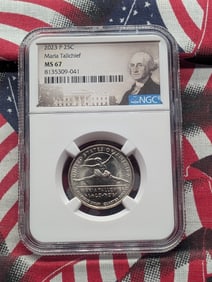 2023-P Maria Tallchief Quarter - NGC MS67