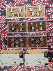 2014-S & 2015-S U.S. Mint Proof Sets in OGP (2 PCS)
