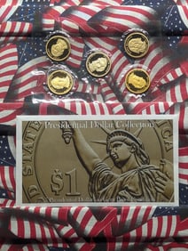 Presidential Dollar Collection in Gem Proof Condition ALL "S" Mint Marks