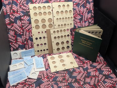 *EMPTY* U.S. Type Coin Collector's Album - Including Extra Pages