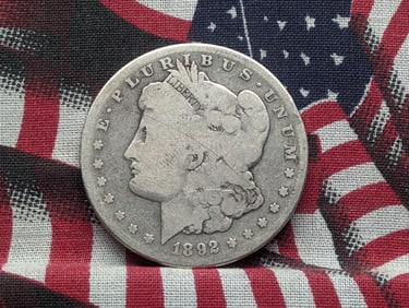 1892-S Morgan Silver Dollar - Scratched Both Sides