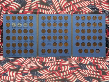 Lincoln Wheat/Memorial Pennies (Book No. 2 - 1941 - 1974) - 87 Pennies!